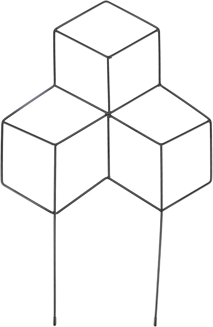 Small Metal Trellis Metal Garden Trellis Indoor Plant Trellis for Climbing Plants Rustproof Pot Trellis Iron Garden Trellis Plant Trellis Support for Houseplant Flower Vines