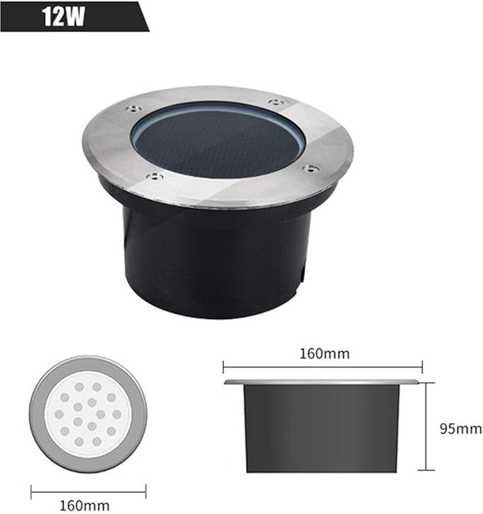 Floor LED Spotlight - 24V Integrated LED Floor lamp Landscape Lighting Honeycomb Anti-Glare Buried Lights IP67 Waterproof Garden Ground Spotlight LED Underground Light Landscape Decoration