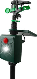 Animal Repellent – Motion-Activated Water Sprinkler Solar Powered Cat Dog Deer Squirrel Skunk Repellent for Lawn Garden &amp Yard Protection
