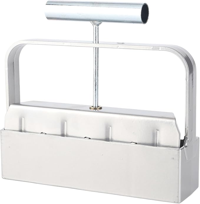 4 Grids Manual Soil Tool for Creating Soil Blocks for Seedlings Ideal for Greenhouse and Home Garden Plant Growing includes Pressure Plate Soil Plug Tray and Accessories