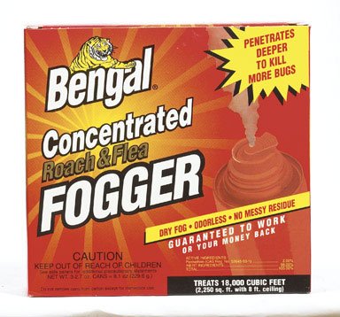 Bengal 55201 Roach &amp Flea Fogger 3-Pk. - Quantity 6