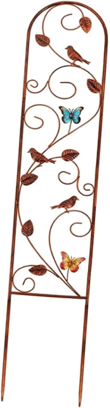 Garden Trellis for Climbing Plants Plant Support Versatile Iron Art Ornament Flower Rose Trellis for Lawn Yard
