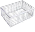 Foldable Galvanised Pigeon Trap Cage Humane One-Way Entrance Escape-Proof Design Portable Easy Assembly Ideal Pigeon Coop and Bird Trap Cage for Feral Doves Andowns (23.63 L X 15.75 W X 10.24 H)
