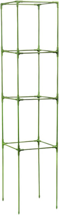 Tomato Trellis - 64 Inch Square Weather Resistant - Tall Garden Trellis Flower Standfor Climbing Vine Flower Vegetable Fruit Indoor Outdoor Raised Bed Yard Patio Balcony