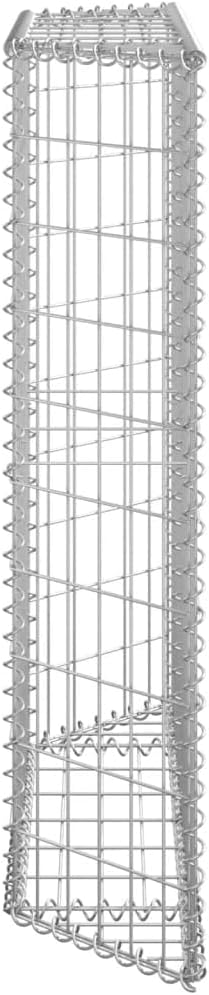 Trapezium Gabion Raised Bed Galvanized Steel 39.4x7.9x39.4