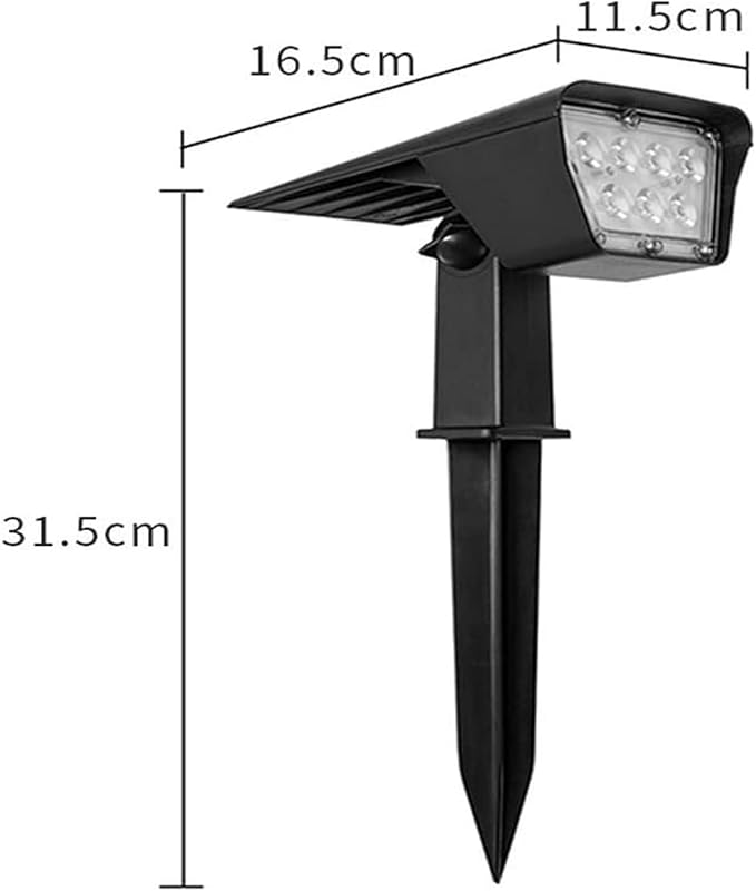 Wall Lamp 2PCS LED Solar Landscape Spotlight IP65 Light Control Induction Wall Light Waterproof Garden Lights Outdoor Adjustable Up and Down for Lawn Patio Yard Driveway DecorationWarm Light