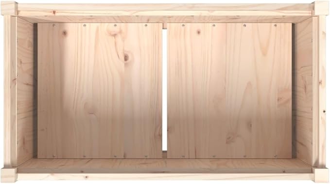 Wooden Raised Garden Bed Garden Planter Box Outdoor Wood Raised Garden Bed for Planting Plants Vegetables 35.4x19.7x27.6 Solid Wood Pine-243