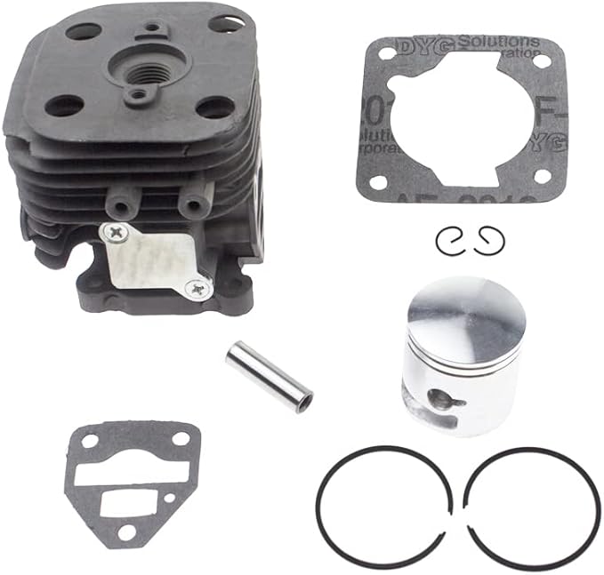 Cylinder Piston Kit 34mm Fit for Husqvarna 525BX 525L 525LS 525LST 525RJD 525RJX 525RK 525RS 525RX 525RXT 525HF3S 525P4S 525P5S 525PT5S 525ECS