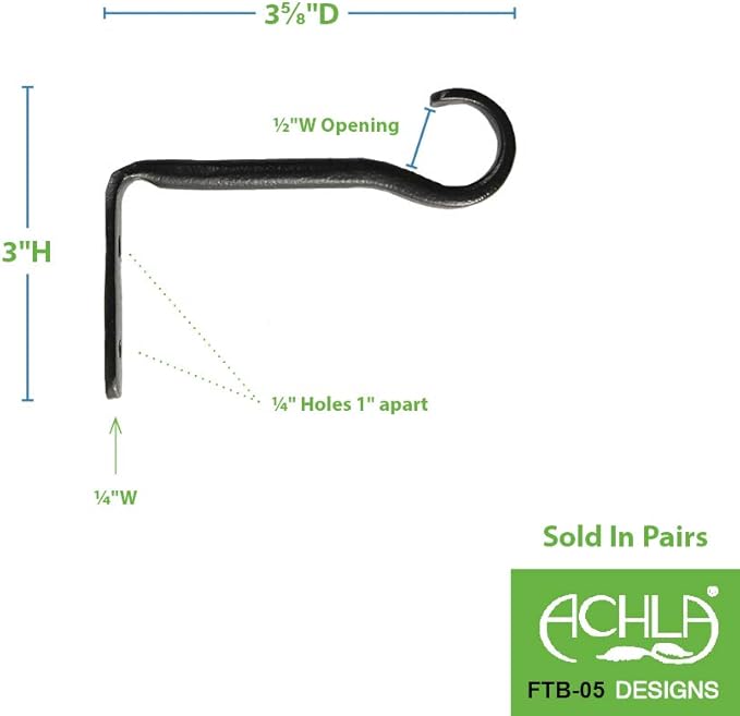Trellis Wall Brackets 3 1/2-in 2-Pair