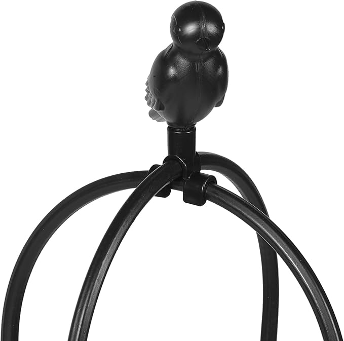 Uonlytech Iron Art Climbing Plant Trellis for Garden and Indoor Use Black 25cm Diameter X 120cm Height Sturdy Flower Climbing Rack and Plant Support Structure for Vines