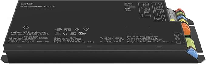 eldoLED | POWERdrive 1061/S - 100W DMX/RDM Full-Colour (RGBW) Dimmable LED Driver