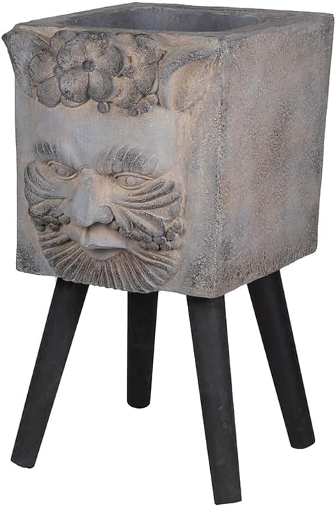 11 x 13 x 22 Greek God Statue Planter with Legs