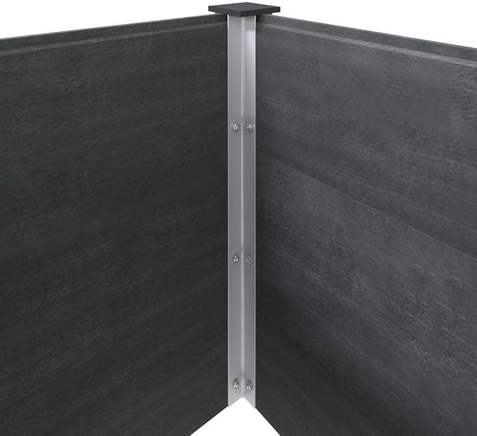 Large Grey Wood Plastic Composite Raised Garden Bed Rectangular Outdoor Planter Box for Patio Balcony Durable Gardening Solution