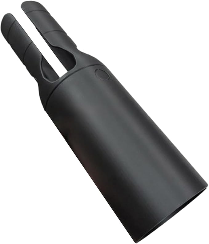 Cyclone 2X Leaf Blower Attachment 2''-3'' Leaf Blower Air Booster with 2 Straps Faster Yard Outdoor Cleanup Lawn Care Airflow Amplifier Universal (Black)