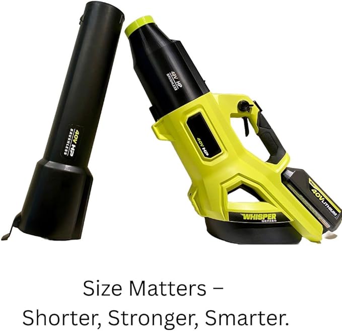 ArloCatcher Car Drying Nozzle for RYOBI Leaf Blower - Durable ABS Body with Soft TPU Tip - Compatible with RYOBI 40V Whisper 730 650 600 CFM Leaf Blowers (not for 800CFM)
