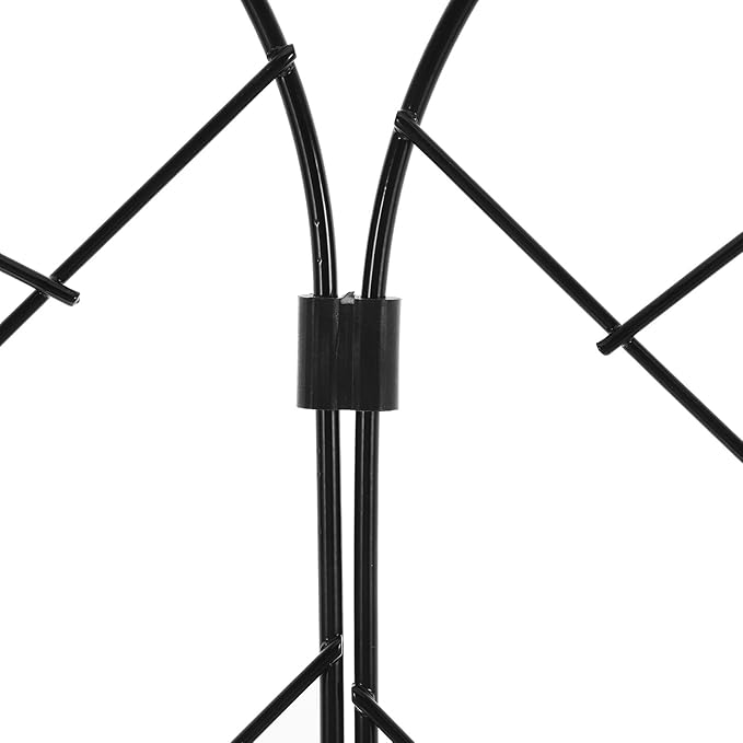VALICLUD 2pcs Garden Climbing Trellis and Green Plant Support Frame Foldable Iron Plant Climbing Rack for Tomatoes and Vines Indoor Outdoor for Gardening