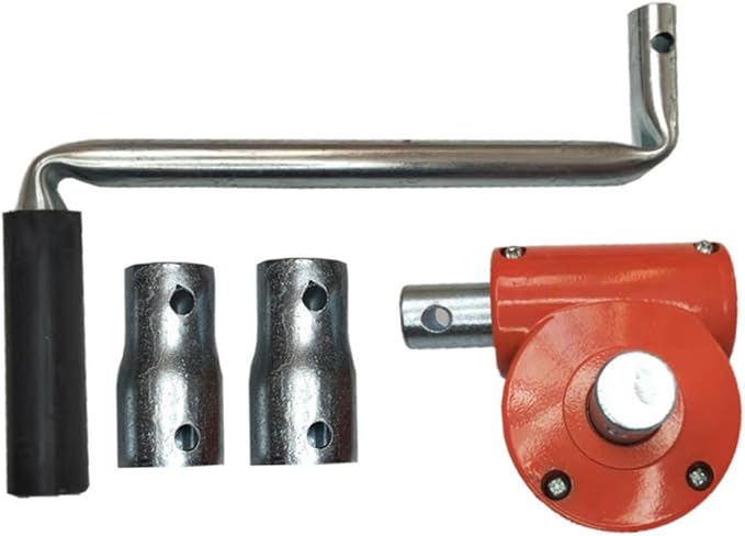 Sidewall Manual Crank Winch Greenhouse Hand Crank Winch Agricultural Film Roll Up Coiler Manual Lifting Device Machine Blinds Rolling for Greenhouse Ranch Ventilation