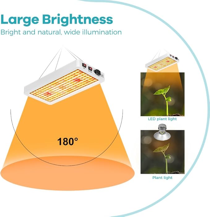 4 Pack 1200W Full-Spectrum LED Plant Grow Lights Veg/Bloom Modes Dimmable UV/IR Included AC100-277V Ideal for Greenhouses Tents Hydroponics Boost Yield &amp Vitality Full Planting Lighting With US
