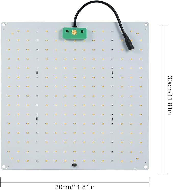 Plant Grow Light Full Spectrum Growth Light LED Indoor Plant Supplement Light 3000K 5000K IR UV Grow Light for Green Plants Flowers Vegetables with Hanging Chains and Lifting Rope