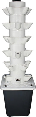 Hydroponic Tower Garden Hydroponic Planting System Indoor Hydroponic Planting System - 30-Plant Vertical Hydroponic Tower Silent Water Pump Herb Planting Kit 6layers30holes
