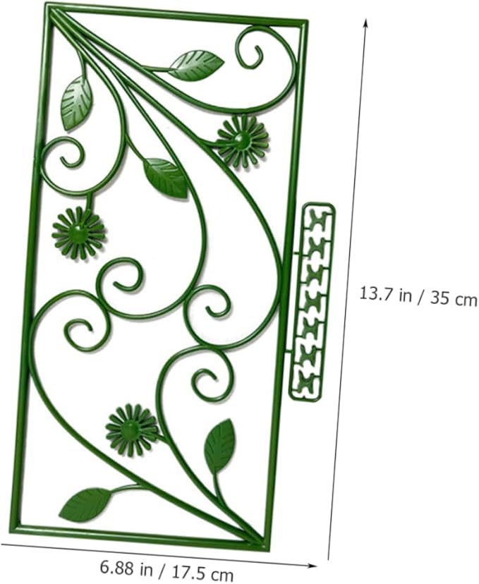 POPETPOP 6pcs Climbing Plants Trellis Support for Vines Grid Design for Roses and Morning Glory Easy to Install High for Garden Decor