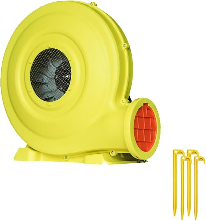 1200W(1.5PH) Blower for Inflatable Bounce House Commercial Electric Pump Fan for Inflatable Water Slides &amp Screen Movie Quick Blow Up（UL certification）