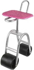 Garden Stool with WheelsHeightening Rolling Gardening Cart 45-59cm Adjustable HeightBearing 150kgfor Orchards Farms Home(2 Wheels)