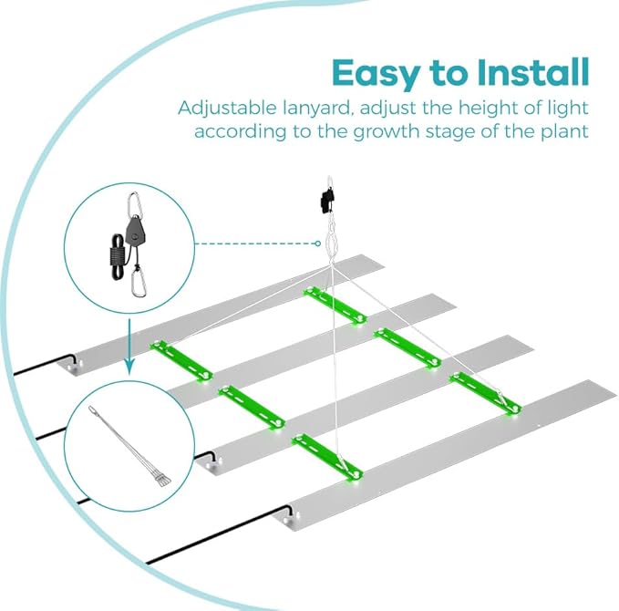 1500W LED Plant Growing Lights-624 LEDs Suitable Bright for Planting Greenhouses &amp Heavy-Feeding Crops Grows. UV/IR Best for Small Hydroponic FarmsCucumber Plant Factory Growth AC100-277V US P