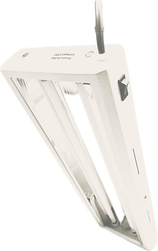 2Ft 2Bulbs T5 Grow Lights Panel 6500K Full Sun Light 5000 Lumen Output