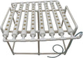 Wall-Mounted Hydroponic Grow Kit 72 Plant Sites Hydroponics Planting System 8 PVC-U Pipes Hydroponic Gardening Indoor System with 110V Water PumpPlanting SpongeHose