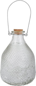 Esschert Design EG21 Wasp Trap Clear Hobnail Glass Large 8.75 H