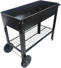 Heavy-Duty Elevated Metal Raised Garden Bed with Legs – Powder-Coated Steel Planter for Vegetables Herbs Flowers – Durable Outdoor Raised Garden Planter Box
