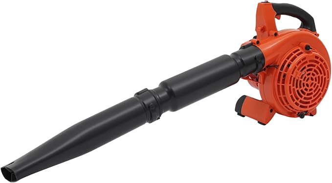 2-Stroke 25.4CC Gas Powered Leaf Blower 2-in-1 Handheld Leaf Blower &amp Leaf Vacuum Mulcher 275.45CFM Cordless Blower with Collection Bag for Lawn Yard Blowing Snow Dust Debris (260FSH)