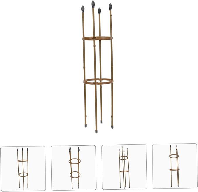 Sosoport Flower Climbing Frame Trellis for Garden Support Durable and Firm Plant Bracket for Climbing Roses and Vines Decorative and Functional Gardening Supplies Height