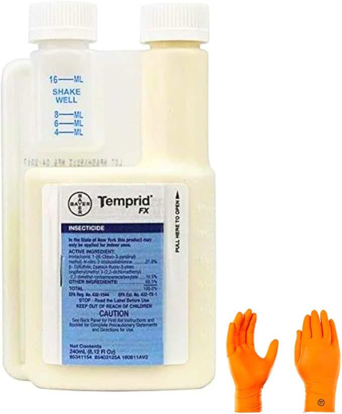 Temprid FX 240ml | Premium USA Supply Gloves for Safe Eradication | USA Supply Pest ID Card