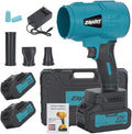 Cordless Electric Leaf Blower high-Speed Pneumatic air Blower Jet air Dryer for Cars Handheld Snow Blower-Ideal for Home and Outdoor use to Blow Away Leaves and dust.