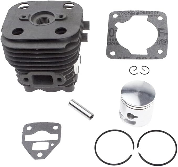 Cylinder Piston Kit 34mm Fit for Husqvarna 525BX 525L 525LS 525LST 525RJD 525RJX 525RK 525RS 525RX 525RXT 525HF3S 525P4S 525P5S 525PT5S 525ECS