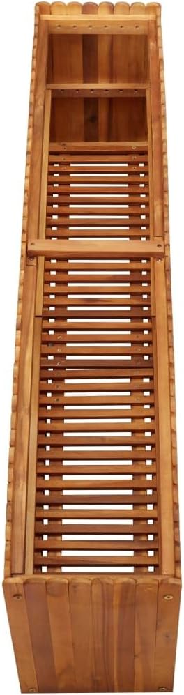 SKM Garden Raised Bed 150x30x50 cm Solid Acacia Wood (Weight-20KG)