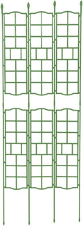Garden Trellis For Indoor And Outdoor H: 90 120 150cm Foldable Potted Plant Support Stand With PP Mesh Plant Lattice Fence For Climbing Plants Roses Vegetables Flowers Clematis(Size:50x120cm(19.