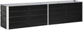 Raised Garden Bed Galvanized Steel Planter Box 94.5x15.7x17.7 in Durable Outdoor Raised Bed for Vegetables Herbs and Flowers