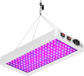 500W LED Plant Gorwing Light Full Spectrum Planting Panel Lamps Veg/Bloom 2Modes AC100-277V Indoor Seed Fill Lamp Red Blue Potted Vegetables UV IR Greenhouse Tent Hydroponic Lighting with Hook US Plug