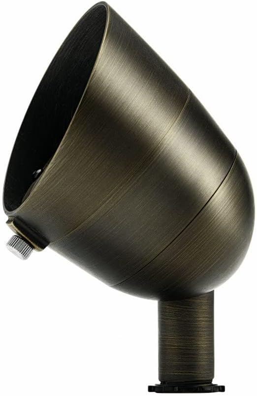 Landscape 2.5W 3 Led Spot or Flood Accent Light 4.5 inches Tall By 3.25 inches Wide-Centennial Brass Finish-3000 Color Temperature No Specific Style Landscape 12V Led Accent 147-Bel-2748680
