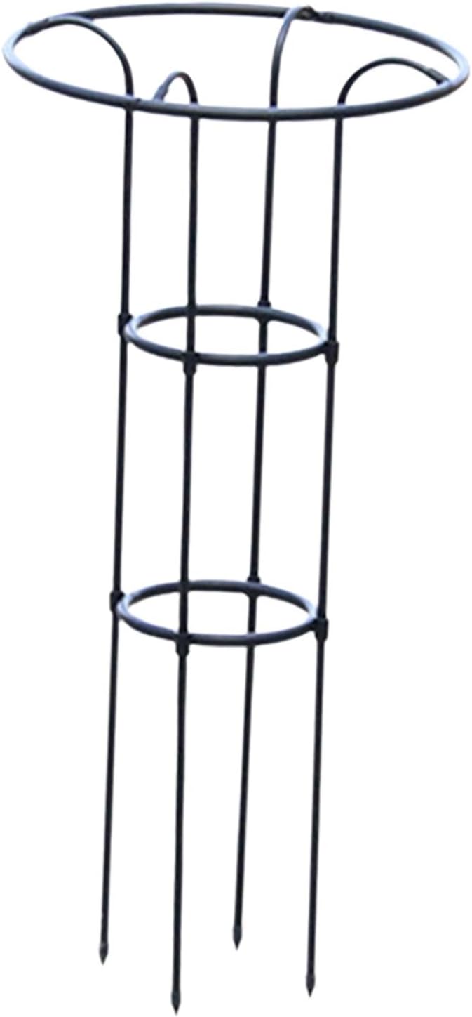 Plant Climbing Support Trellis Garden Trellis Metal Plant Trellis Tomato Cage for Climbing PlantsVegetables Flowers Roses Black 100 cm