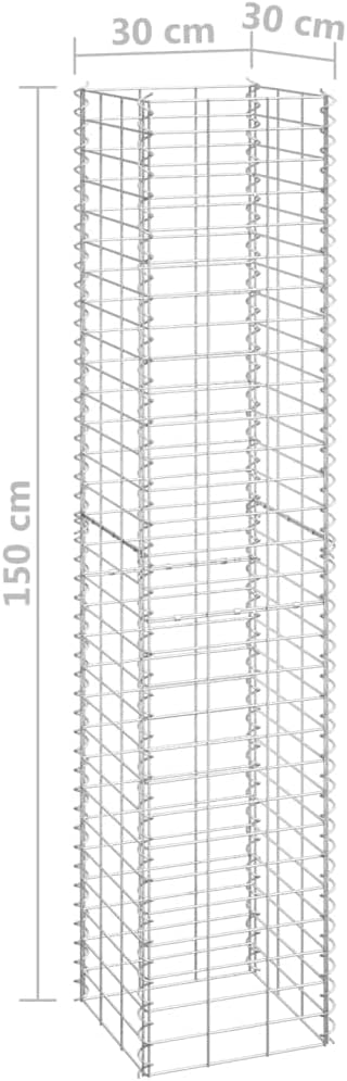 Gabion Raised Bed Silver Iron Extra Tall Gabion Raised Bed Gardening Pots &amp Planters 151250