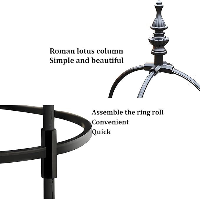 Garden Trellis for Climbing Plants Outdoor Plant Support for Potted Plants Climbing Vine Rose Clematis Vegetable Cucumber Garden Obelisk Tower 60cm 90cm 120cm 150cm 180cm(White25x150cm)