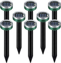 Ultrasonic Mole Repellent Solar Powered Gopher Repellent Vole Repellent Mole Repellent for Lawn Garden Yard Waterproof Get Rid of Moles Voles Gophers Rats Rodents