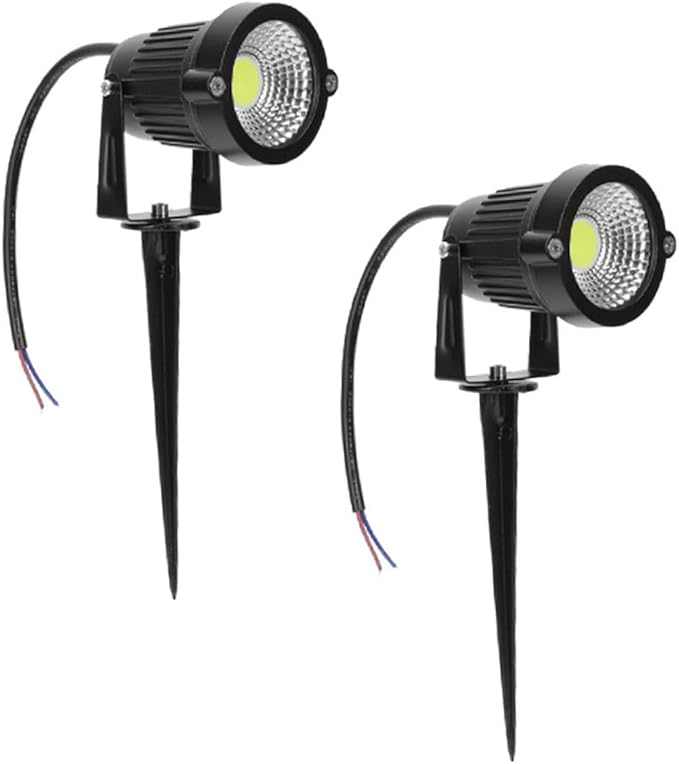 Housoutil 2pcs Led Projector Light Garden Lawn Night Light Decorative Outdoor Landscape Lighting