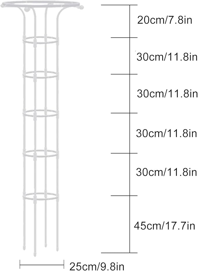 Plant Cages and Supports Tall Plant Stakes Heavy Duty Garden Trellis for Indoor &amp Outdoor Plants Support Piles Outdoor Flower Support Rack for Climbing Plant Tomatoes