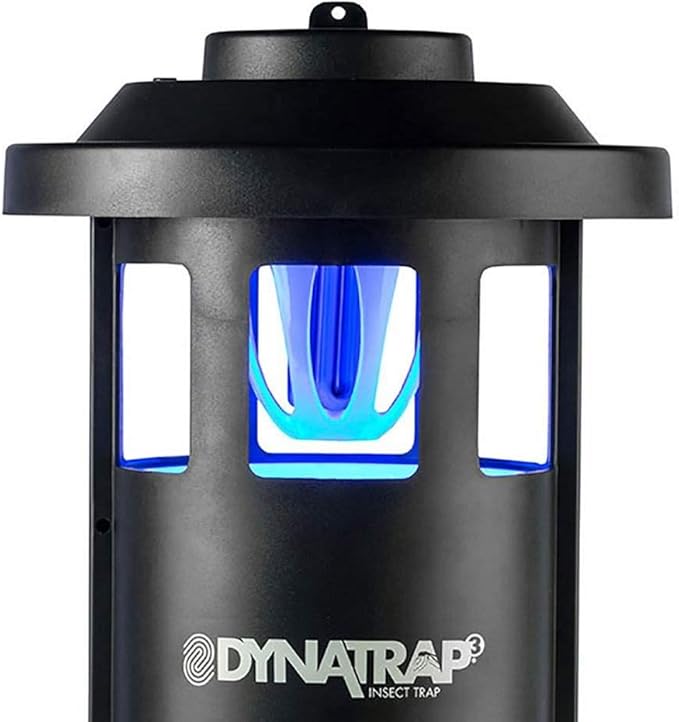 DynaTrap DT1750 Mosquito &amp Flying Insect Trap – Kills Mosquitoes Flies Wasps Gnats &amp Other Flying Insects – Protects up to 3/4 Acre Black