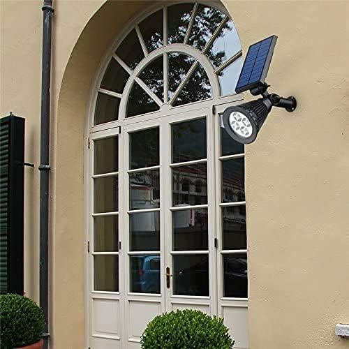 Solar Spotlights 4LED Solar Landscape Spotlights Solar Landscape Lights Waterproof 2-in-1 Multi Use Outdoor Wall Lights (Blue)